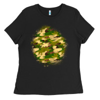 Camouflage Patch Ladies Tee | Teevron