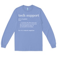 Colony Blue funny tech support definition Long Sleeve Tee - artisFamous