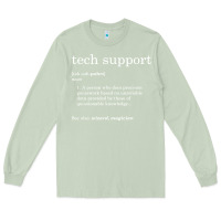 Matcha funny tech support definition Long Sleeve Tee - artisFamous