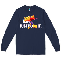 Navy pooh just pooh Long Sleeve Tee - artisFamous