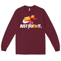 Burgundy pooh just pooh Long Sleeve Tee - artisFamous