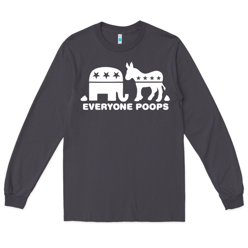 Everyone Poops Long Sleeve Tee by artisFamous | Teevron