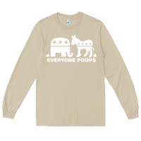 Mushroom everyone poops Long Sleeve Tee - artisFamous