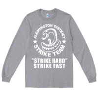 Heather Grey farmington strike team Long Sleeve Tee - artisFamous