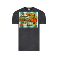 Vintage Black autumn leaves and pumpkins please mouse pad Vintage Tee - BundleAndBundleShop