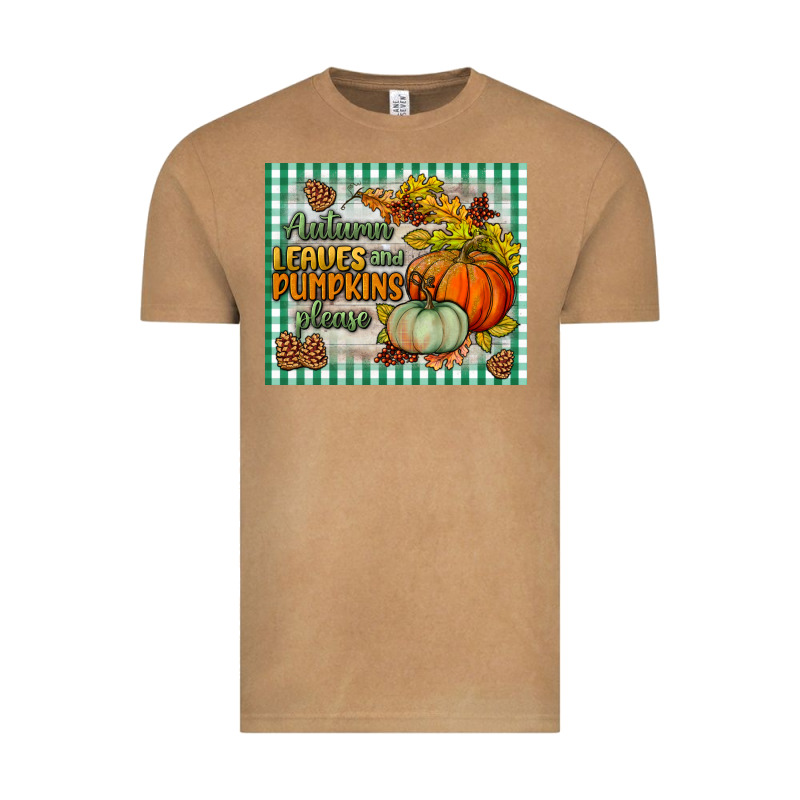 Autumn Leaves And Pumpkins Please Mouse Pad Vintage Tee by BundleAndBundleShop | Teevron