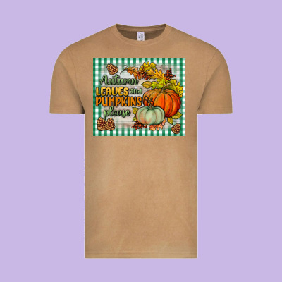 Autumn Leaves And Pumpkins Please Mouse Pad Vintage Tee Designed By Bundleandbundleshop