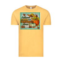 Vintage Mustard autumn leaves and pumpkins please mouse pad Vintage Tee - BundleAndBundleShop