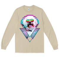 Mushroom bichons frise dog vintage Long Sleeve Tee - artisFamous