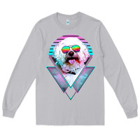Moon Dust bichons frise dog vintage Long Sleeve Tee - artisFamous