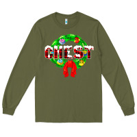 Army Green chest nuts Long Sleeve Tee - artisFamous