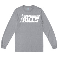 Heather Grey henry ruggs speed kills Long Sleeve Tee - artisFamous