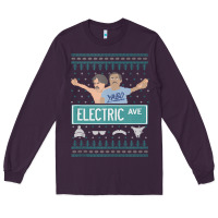 Plum pardon my take electric avenue ugly christmas sweater Long Sleeve Tee - artisFamous
