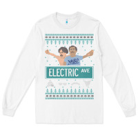 White pardon my take electric avenue ugly christmas sweater Long Sleeve Tee - artisFamous