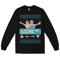 Black pardon my take electric avenue ugly christmas sweater Long Sleeve Tee - artisFamous
