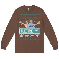 Pardon My Take Electric Avenue Ugly Christmas Sweater Long Sleeve Tee | Teevron