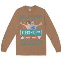 Toasted Coconut pardon my take electric avenue ugly christmas sweater Long Sleeve Tee - artisFamous