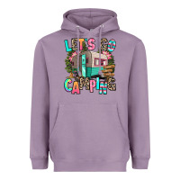 Lavender let's go camping Heavyweight Hoodie - RanaPortraitStore