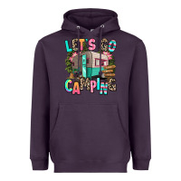 Plum let's go camping Heavyweight Hoodie - RanaPortraitStore