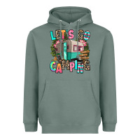 Sage let's go camping Heavyweight Hoodie - RanaPortraitStore