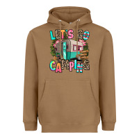 Toasted Coconut let's go camping Heavyweight Hoodie - RanaPortraitStore