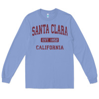 Colony Blue santa clara cali ca vintage athletic sports design Long Sleeve Tee - artisFamous