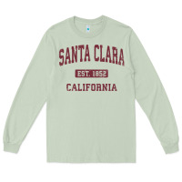 Santa Clara Cali Ca Vintage Athletic Sports Design Long Sleeve Tee | Teevron