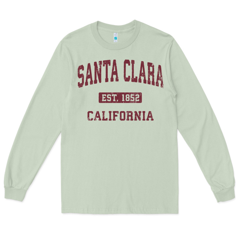 Santa Clara Cali Ca Vintage Athletic Sports Design Long Sleeve Tee by artisFamous | Teevron