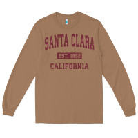 Toasted Coconut santa clara cali ca vintage athletic sports design Long Sleeve Tee - artisFamous
