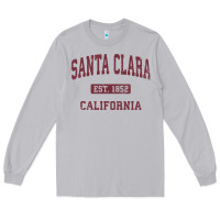 Moon Dust santa clara cali ca vintage athletic sports design Long Sleeve Tee - artisFamous