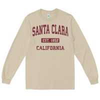 Mushroom santa clara cali ca vintage athletic sports design Long Sleeve Tee - artisFamous