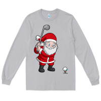 Moon Dust santa claus golf christmas golfer golfing gift Long Sleeve Tee - artisFamous