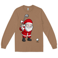 Toasted Coconut santa claus golf christmas golfer golfing gift Long Sleeve Tee - artisFamous