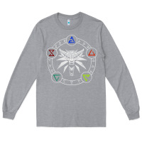 Heather Grey camiseta witcher Long Sleeve Tee - artisFamous