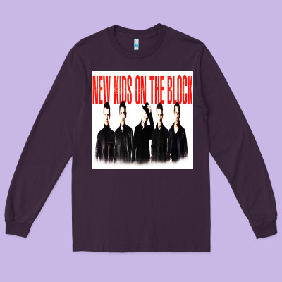 News Kids On The Block Long Sleeve Tee Designed By Artisfamous