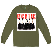 Army Green NEWS KIDS ON THE BLOCK Long Sleeve Tee - artisFamous