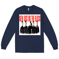 Navy NEWS KIDS ON THE BLOCK Long Sleeve Tee - artisFamous