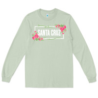 Matcha santa c.r.u.z cali  floral hibiscus flower Long Sleeve Tee - artisFamous