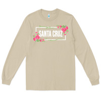 Mushroom santa c.r.u.z cali  floral hibiscus flower Long Sleeve Tee - artisFamous