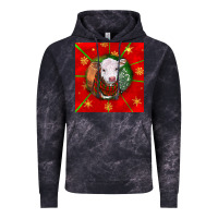 Cloud Black christmas hereford calf Vintage Hoodie - LillyAllenDesigns