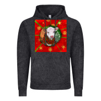 Vintage Black christmas hereford calf Vintage Hoodie - LillyAllenDesigns
