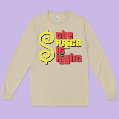 Price Is Right Classic Long Sleeve Tee Designed By Artisfamous