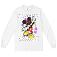 White macho mouse Long Sleeve Tee - artisFamous