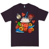 Plum Basketball Frappe Coffee Premium Tee - FaDigitalArtStudio