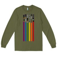 Army Green rainbow lightsaber Long Sleeve Tee - artisFamous