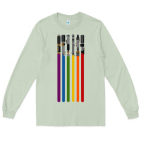 Matcha rainbow lightsaber Long Sleeve Tee - artisFamous