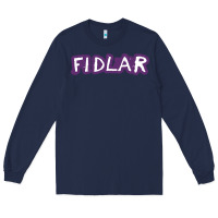 Navy fidlar Long Sleeve Tee - artisFamous