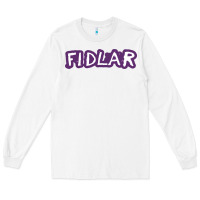 White fidlar Long Sleeve Tee - artisFamous
