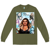 Army Green kelly clarkson Long Sleeve Tee - artisFamous