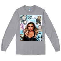 Heather Grey kelly clarkson Long Sleeve Tee - artisFamous